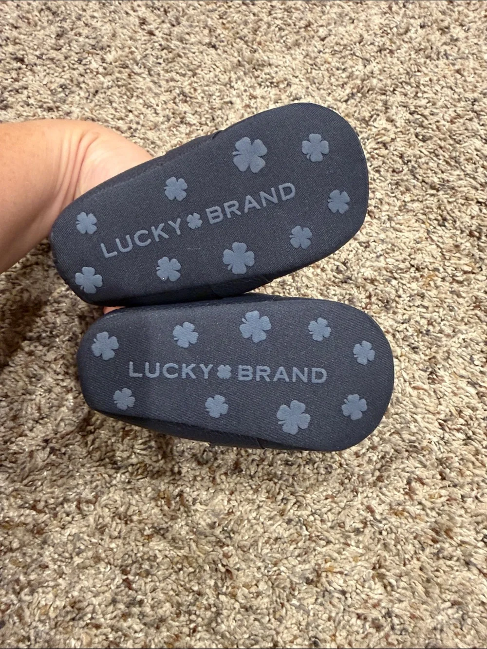 Lucky Brand Navy Baby Loafer Crib Shoes